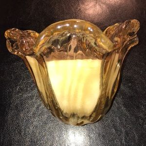 Murano glass candle